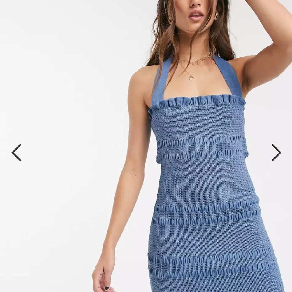 Capulet Linnea Smocked Denim Mini Dress